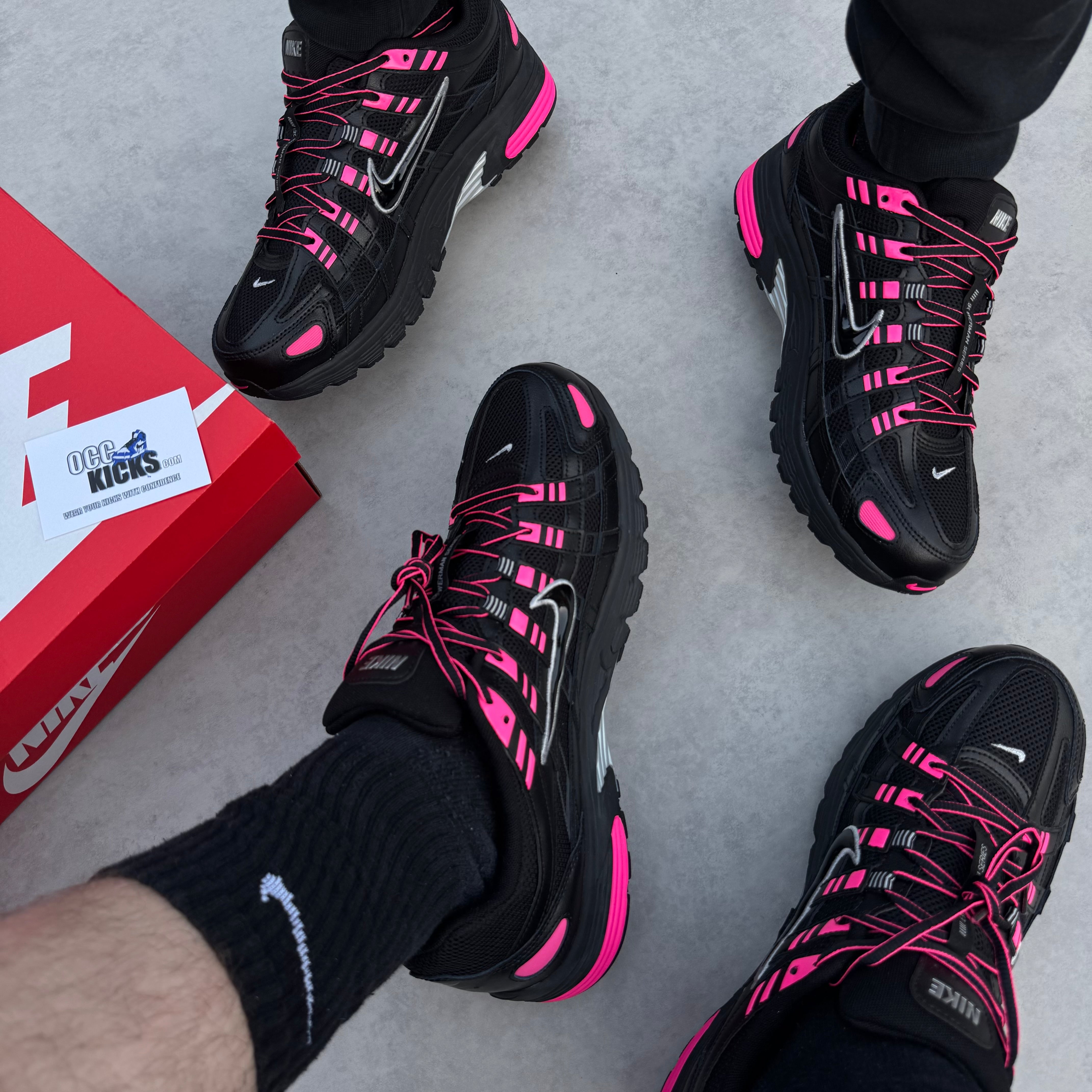 NIKE P-6000 BLACK "HYPER PINK"