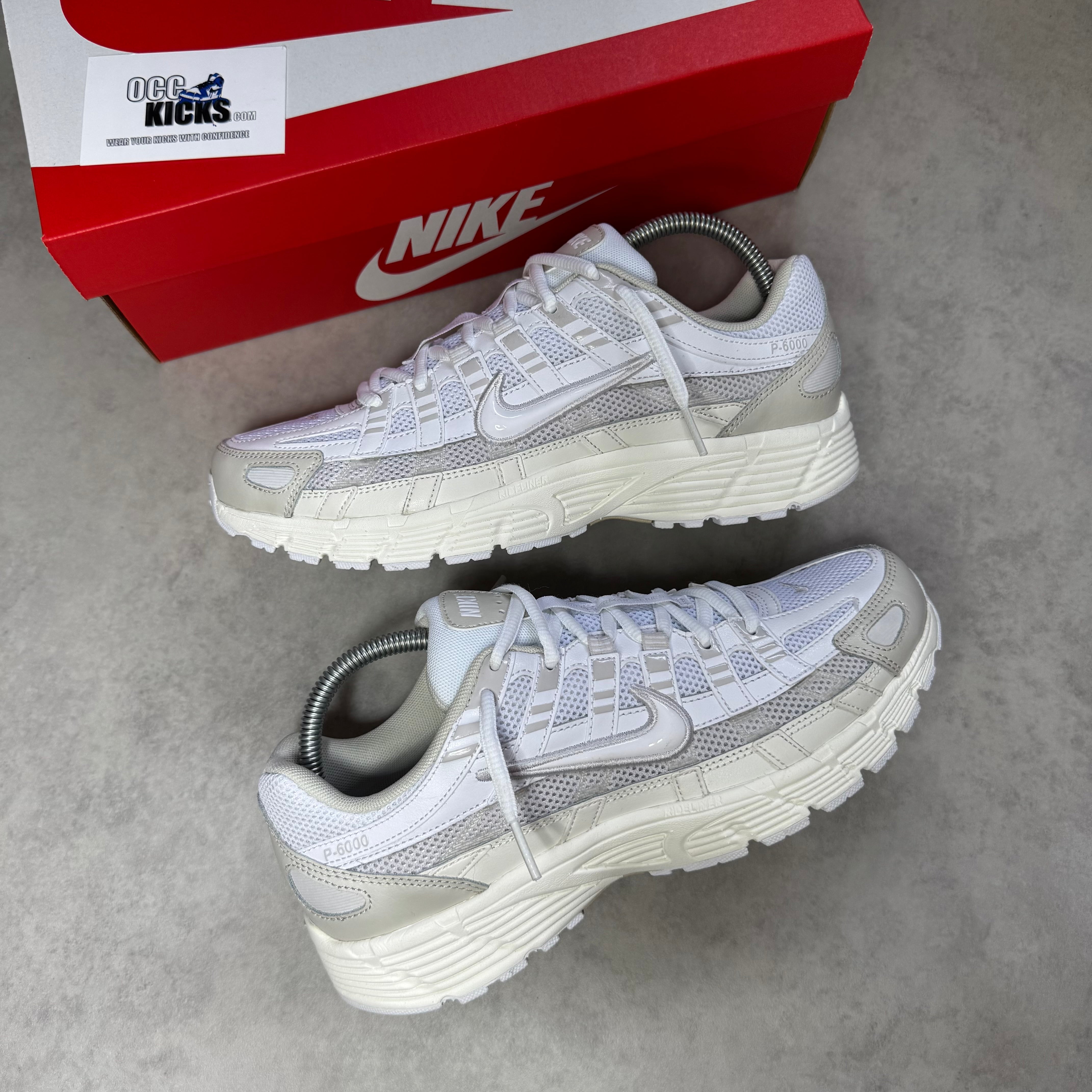 NIKE P-6000 WHITE SAIL VAST GREY
