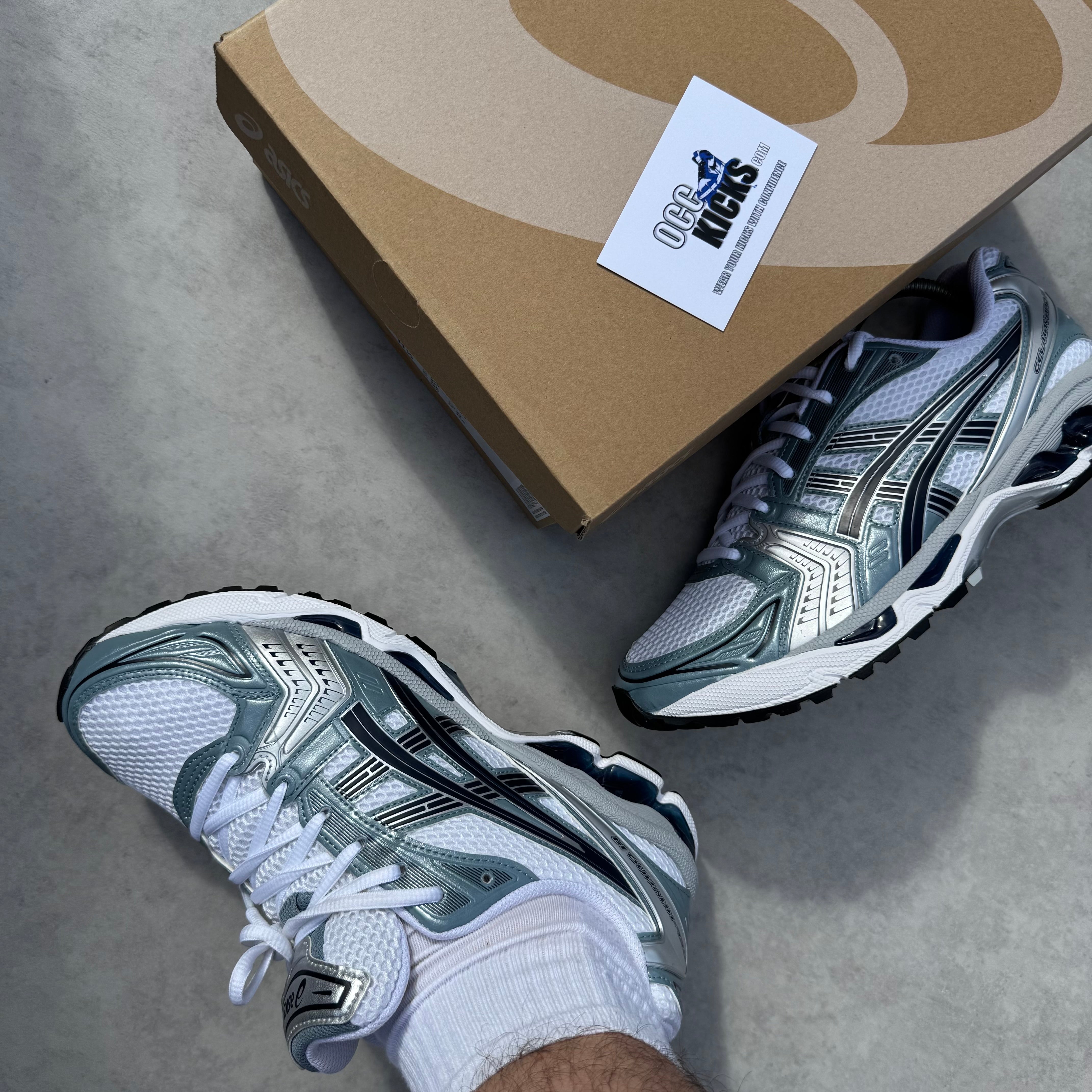 ASICS GEL-KAYANO 14 'WHITE FJORD GREY'