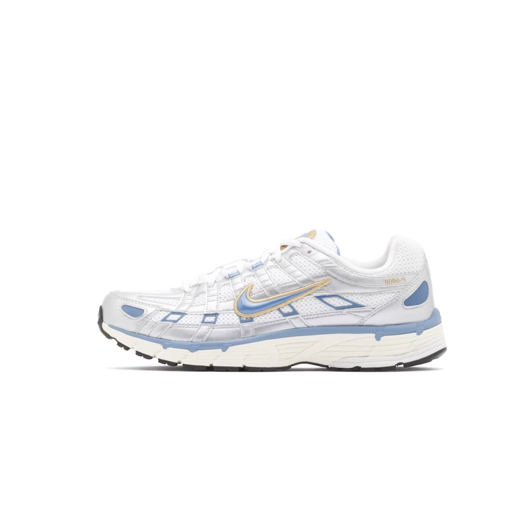 NIKE P-6000 METALLIC SILVER AEGEAN STORM
